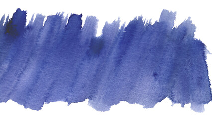 Indigo Watercolor Texture Background PNG Isolated Transparent