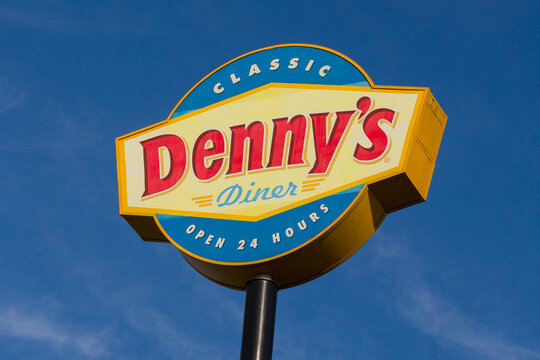 Denny's Classic Diner Exterior and Trademark Logo