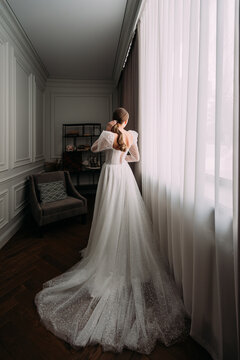 The image features a person in a wedding dress 6473.