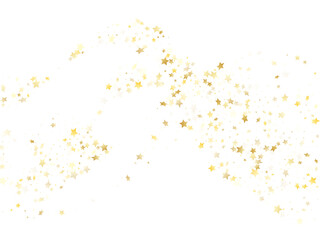 Magic gold sparkle texture vector star background.