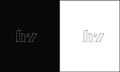 HV, VH, H, V, Abstract Letters Logo Monogram
