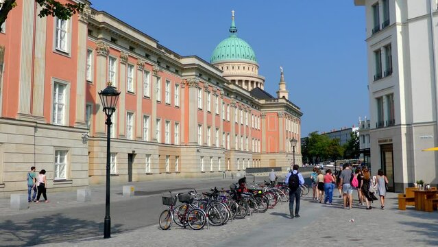 View of new Landtag building, Potsdam, Gwermany