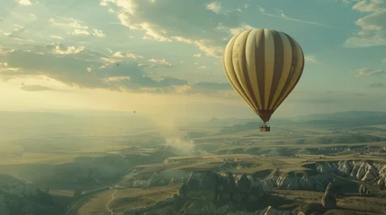 Deurstickers hot air balloon © Nihad
