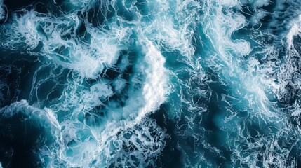 Sea waves background.