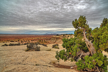 Scenic Landscape in the state of Utah on a cloudy day © John Anderson