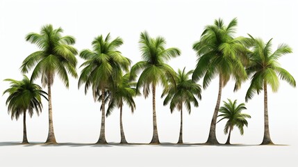 Tropical Palm Trees Cut-Out: Photorealistic (8K)

