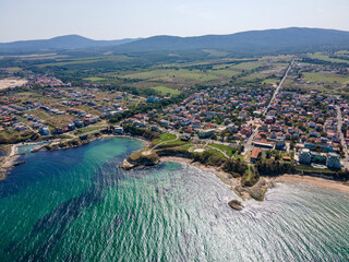 Black sea coast near village of Lozenets, Bulgaria - 758287628