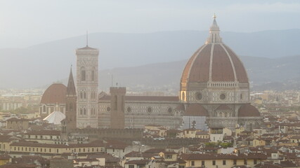 Obraz premium Vista del Duomo en Florencia