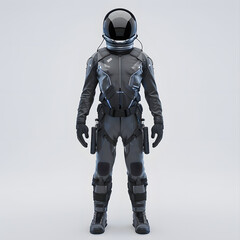 Fototapeta premium Futuristic Space Traveler's Suit generative ai