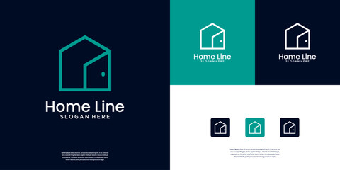 Home Real estate logo design inspiration.