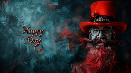 Happy Father's Day. AI generation.