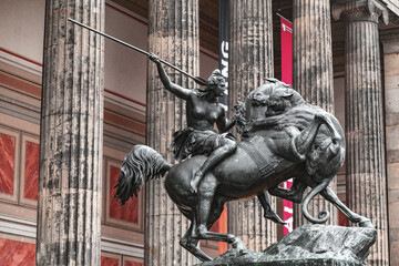 Obraz premium The National Gallery, Nationalgalerie in Berlin, Germany