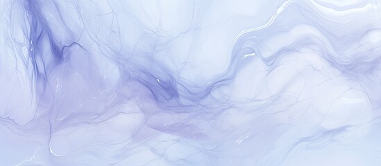 A closeup of swirling purple ink in water resembles a meteorological phenomenon. The electric blue pattern looks like a freezing landscape with waves and wind