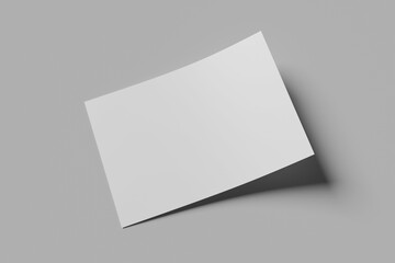 Perfect landscape mockup certificate