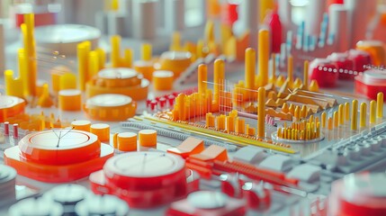 graph, charts and bars of Data, analystics, diagram, enterprise 