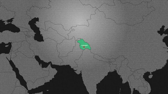 Kashmir HUD Map Green Color