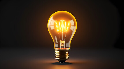 yellow light bulb,idea concept