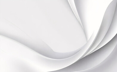 Abstrakter weißer monochromer Vektorhintergrund, für Designbroschüre, Website, Flyer. Geometrische weiße Tapete für Zertifikat, Präsentation, Landingpage