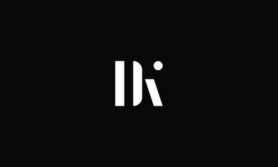 Obraz premium DK, KD, D, K, Abstract Letters Logo monogram