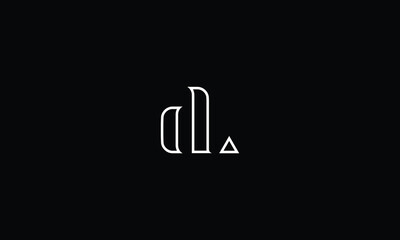 DL, LD, D, L, Abstract Letters Logo Monogram