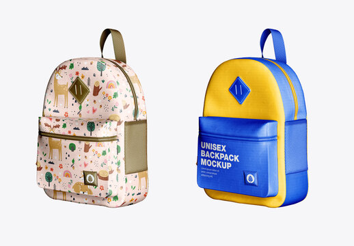 Child Backpack Mockup
