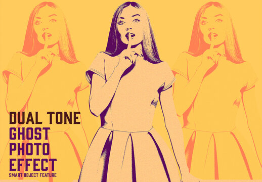 Dual Tone Ghost Photo Effect