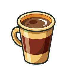 cardbosrd paper coffee cup mug on white