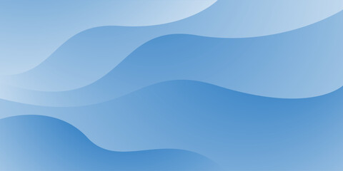 Blue wave modern abstract background for template design, banner, poster, wallpaper. vector illustration