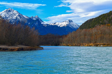 Der Lech vor F&uuml;ssen (Bayern)