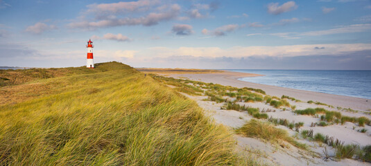 Leuchtturm List Ost, Ellenbogen, Sylt, Schleswig-Holstein, Deutschland