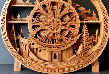 illustration, crafting wooden inspiring woodworking projects diy enthusiasts, woodcraft, creations, ideas, designs, craftsman, techniques, skills, craftsmanship, art