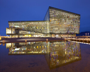 Harpa Konzerthalle und Konferenzzentrum, Reykjavik, Hauptstadtregion, Island
