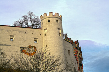 Hohes Schloss in der Altstadt von Füssen (Bayern)