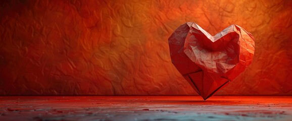 Fathers Day Concept White Origami Heart, Background Images , Hd Wallpapers