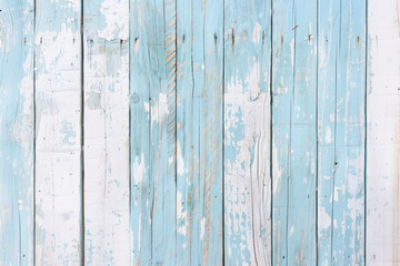 Pastel wood wooden white blue With plank texture wall background.