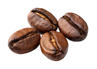 Obraz premium Coffee beans. isolated on transparent background.