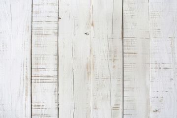 White wood plank texture for background.