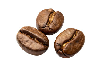 Coffee beans. isolated on transparent background.