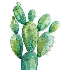 Watercolor Succulent Cactus
- 758321488