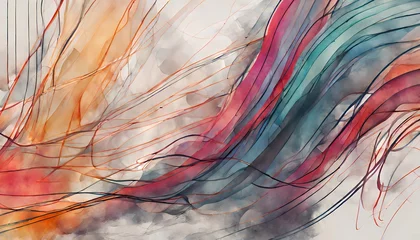 Rolgordijnen abstract colorful background © NSR