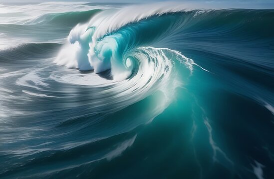 Hurricane at sea, summer 