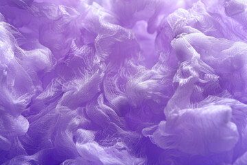 A close up of a pile of purple yarn, perfect for craft projects