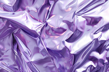 Close up of shiny purple fabric, perfect for backgrounds or textures
