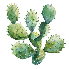 Watercolor Succulent Cactus
- 758331224