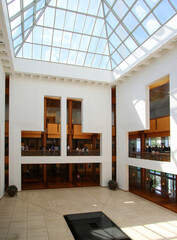 Central lobby of the Parliament House of Australia on Capital Hill in Canberra, Australian Capital Territory