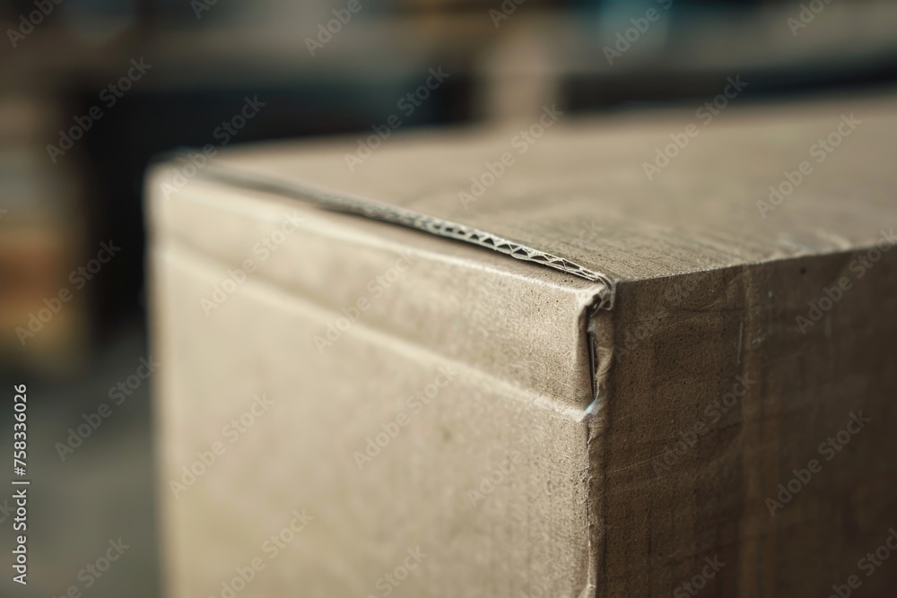 Poster Close up of a box on a table, suitable for various concepts