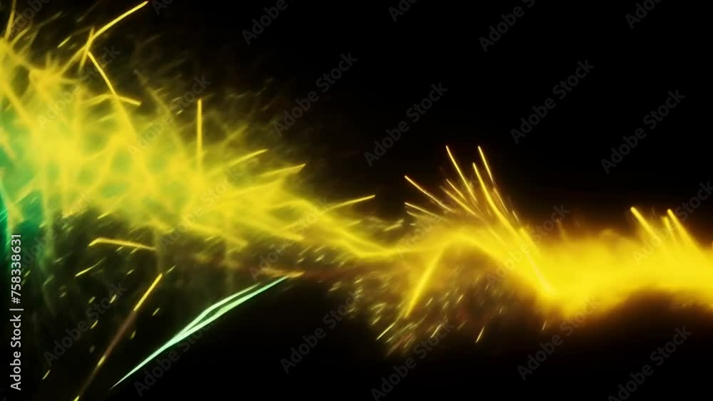 Aufkleber dynamic and colorful display of light streaks, capturing the energy and movement in a dark setting, 