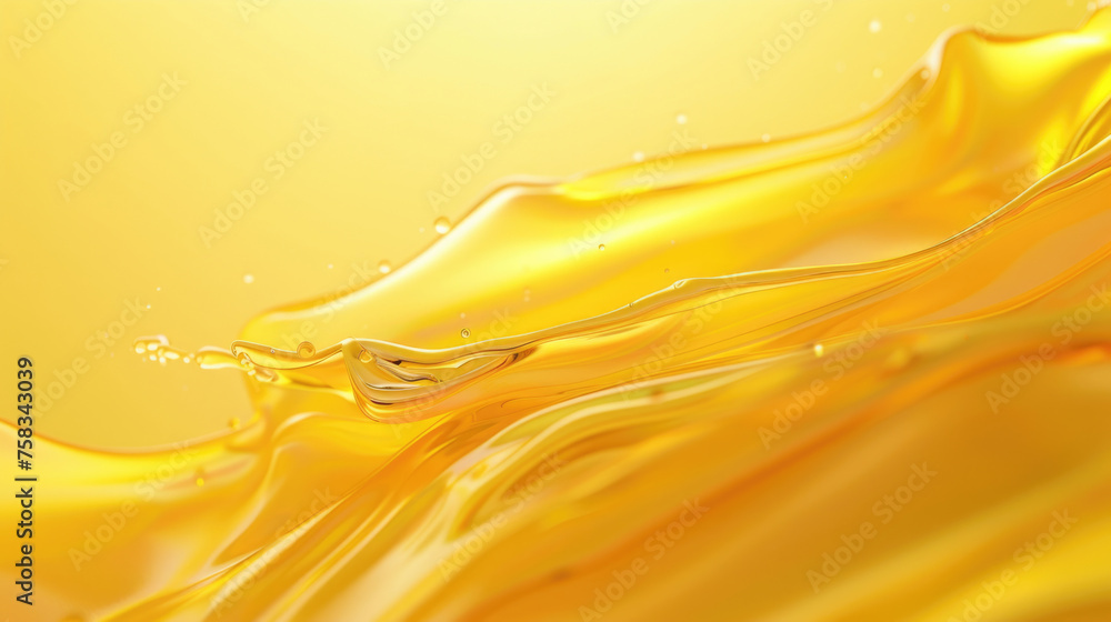 Poster Close up of a liquid wave, suitable for various design projects