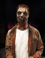 Rotting Undead Zombie standing  