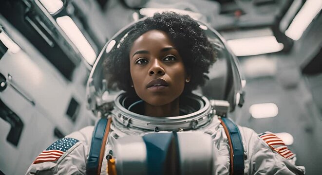 Astronaut black woman.